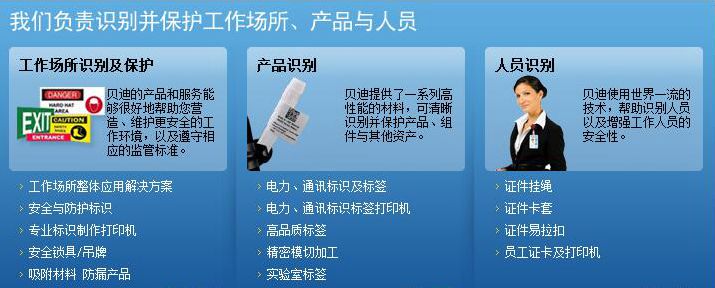 贝迪工业标识